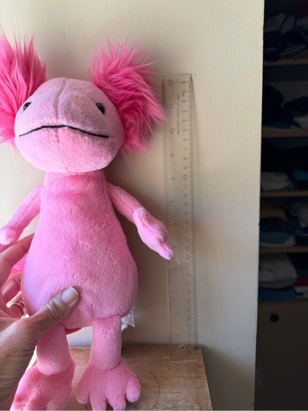 Jellycat retired NWT Plush Alice Axolotl Pet Toy - Soft Cuddly Small Pet Plush